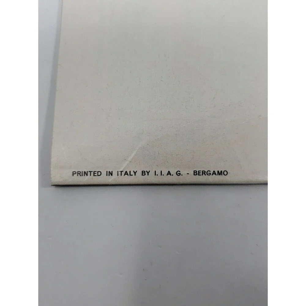 Galliano Italian Classics Liquore Sambuca Amaretto Drink Recipe Booklet c1970s